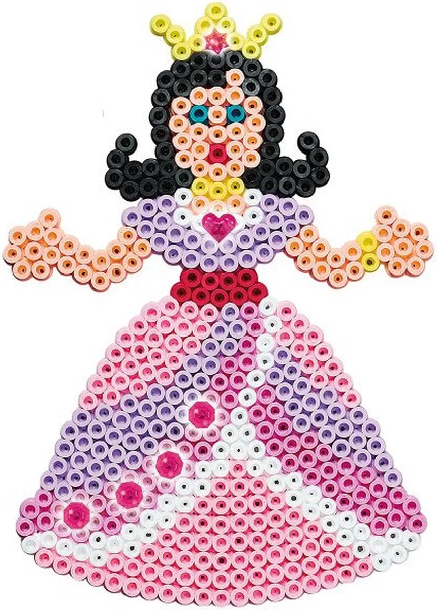 Hama Strijkkralen Prinses 1100 Delig - Multicolor