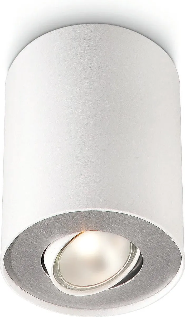 Philips Pillar Opbouwspot GU10 4.6W - Wit