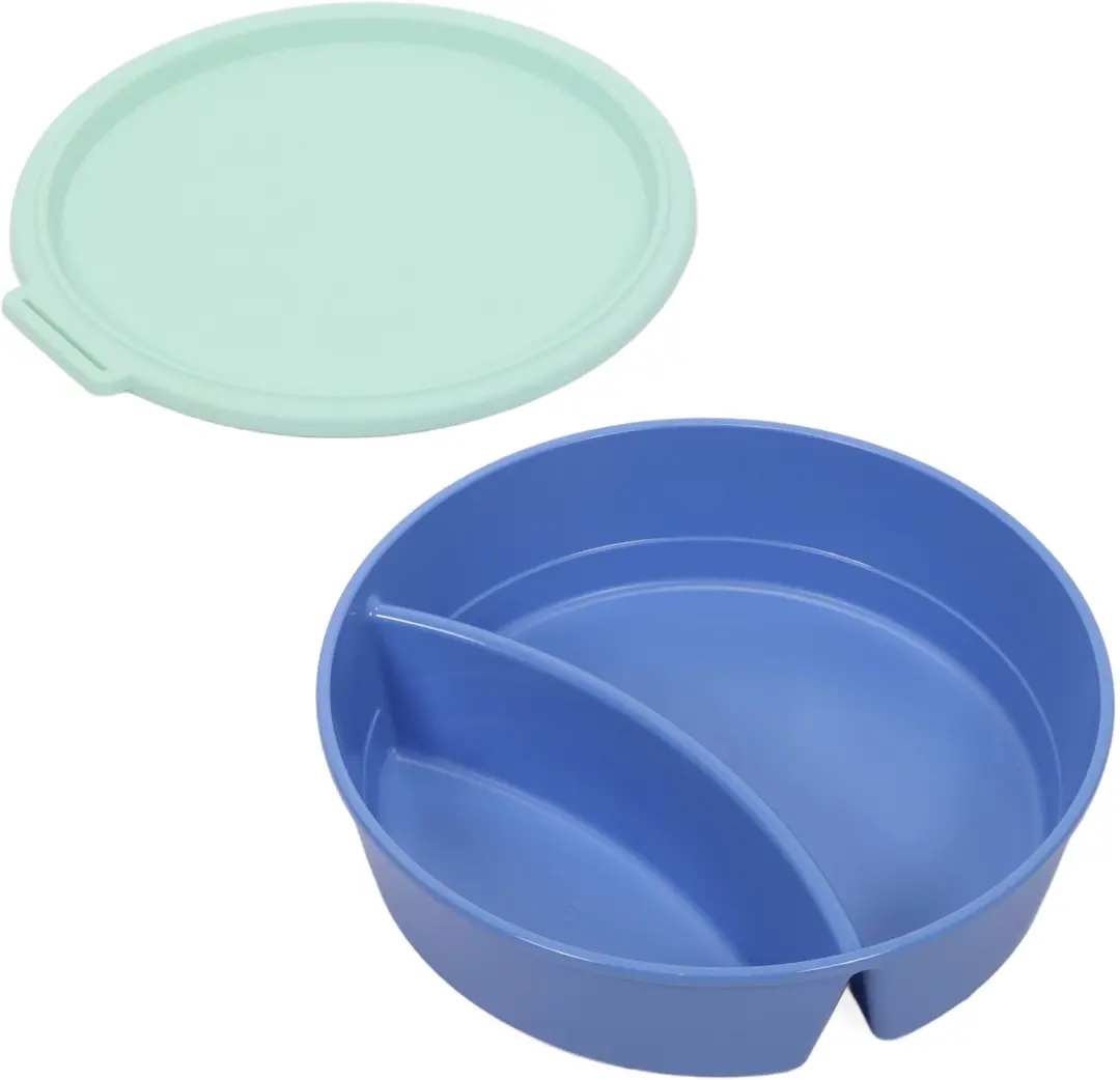 Koziol Nora Box 1,1L - Lunchbox - Blauw/ Groen - afbeelding 4 van 6