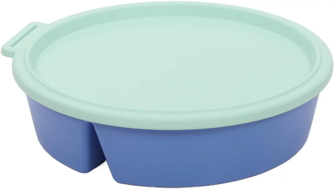Koziol Nora Box 1,1L - Lunchbox - Blauw/ Groen - afbeelding 5 van 6