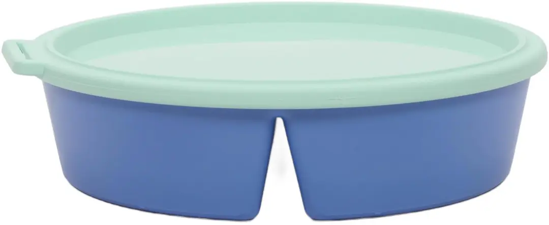 Koziol Nora Box 1,1L - Lunchbox - Blauw/ Groen - afbeelding 2 van 6