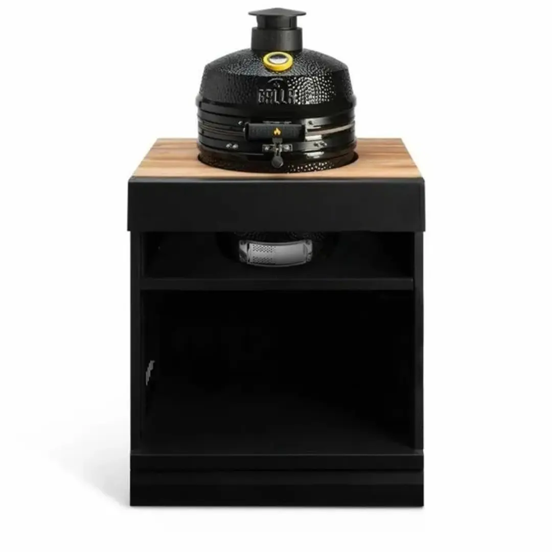 GRLLR Houten Werkblad voor Connect Kamado BBQ - Bruin/Grijs - afbeelding 2 van 3