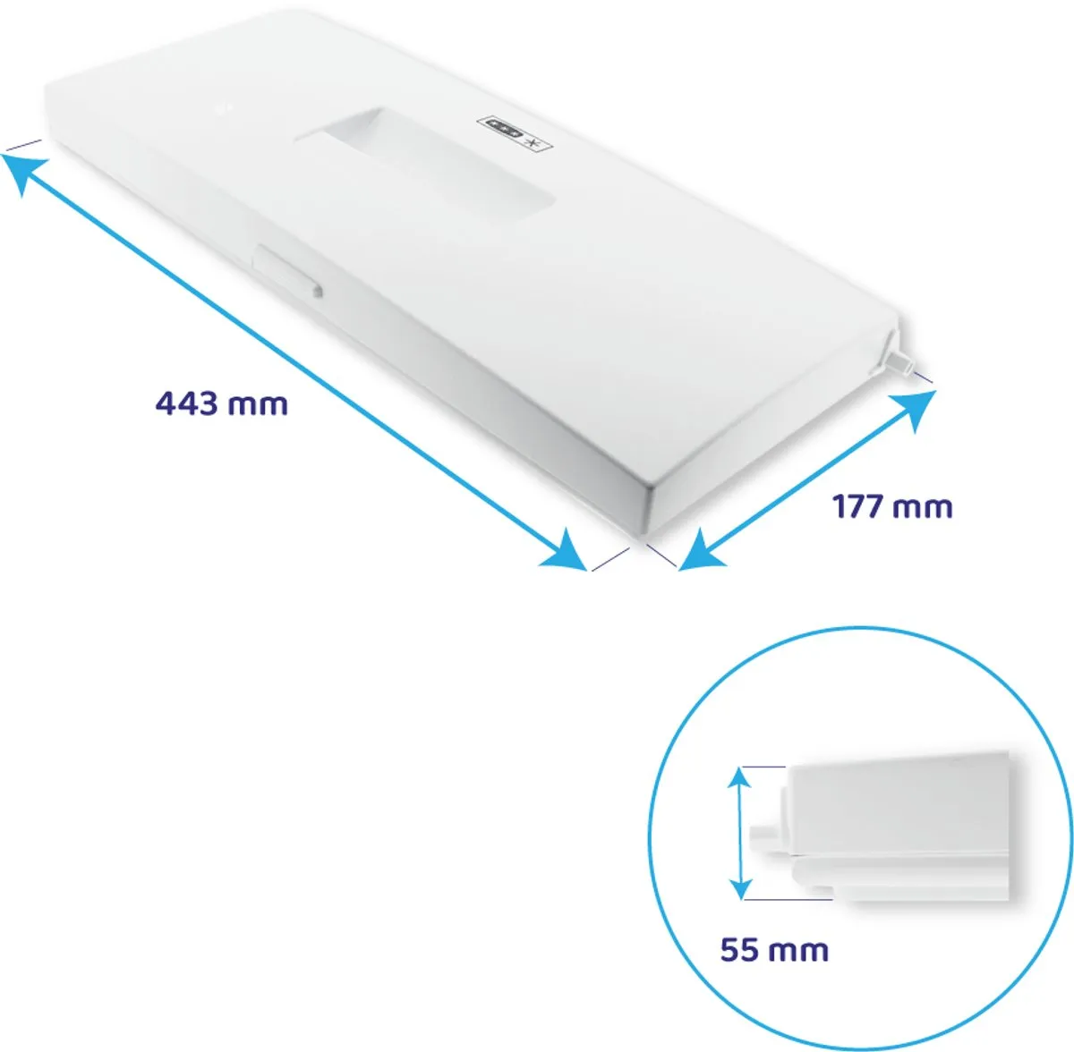 Whirlpool Diepvriesdeurtje J00375263 - Wit - afbeelding 5 van 6