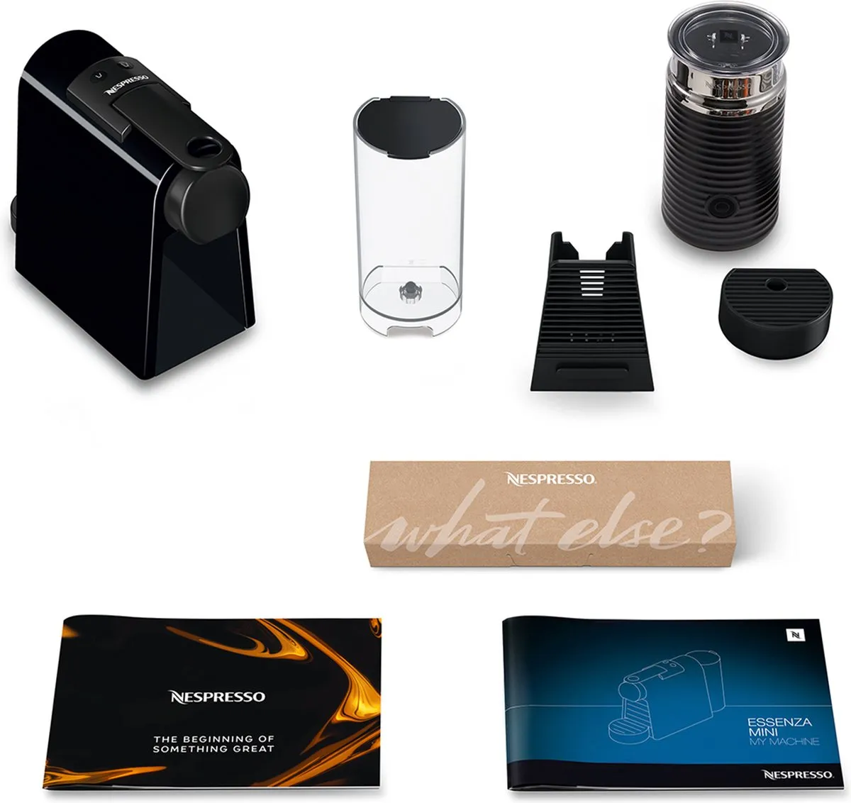 De'Longhi Nespresso Essenza Mini EN85.BAE Koffiecupmachine - Met melkopschuimer - Zwart
