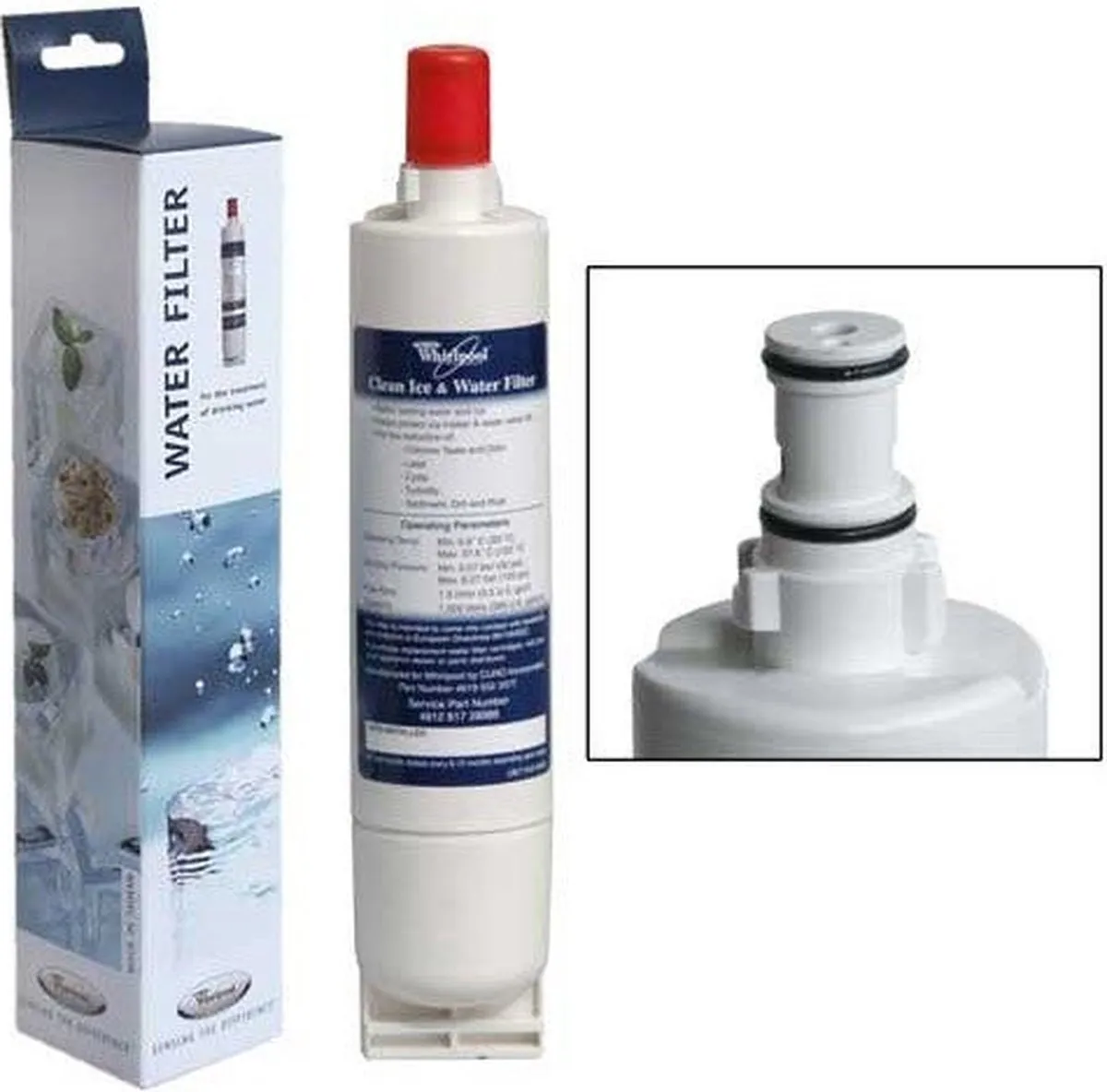 Whirlpool Wpro SBS200 Waterfilter Koel-vriescombinatie - Wit - afbeelding 2 van 6