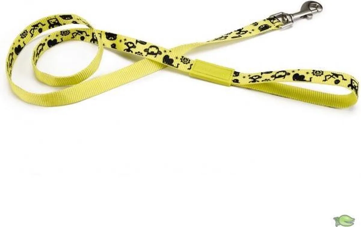 Beeztees Looplijn Monster Geel 120cm x 10mm