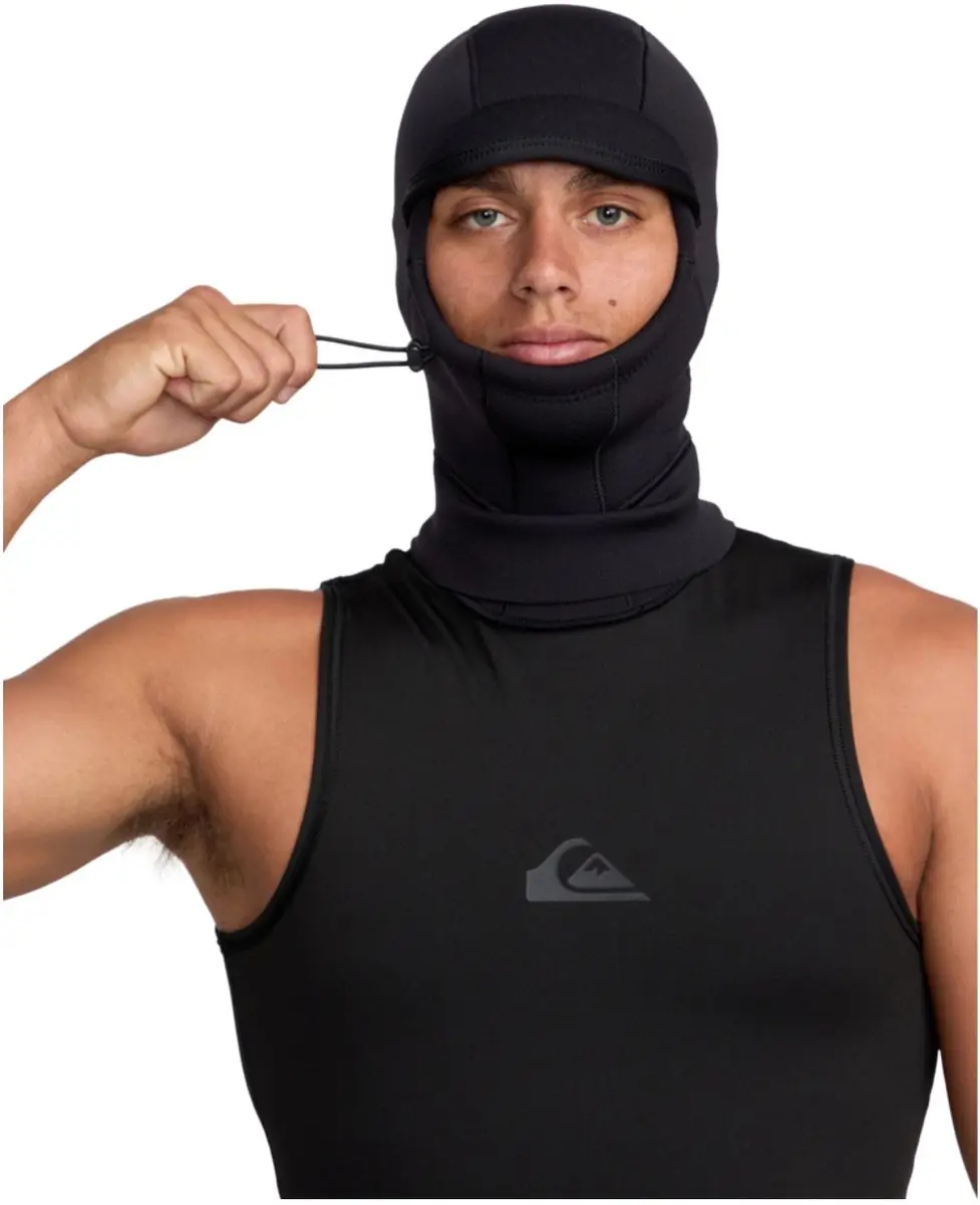 Quiksilver Marathon Sessions 1mm Hooded Vest - Zwart - afbeelding 2 van 4