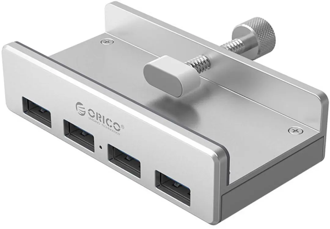 ORICO MH4PU-SV-BP USB-Hub 5 Poorten USB 3.1 Gen 1 - Transparant - afbeelding 6 van 6
