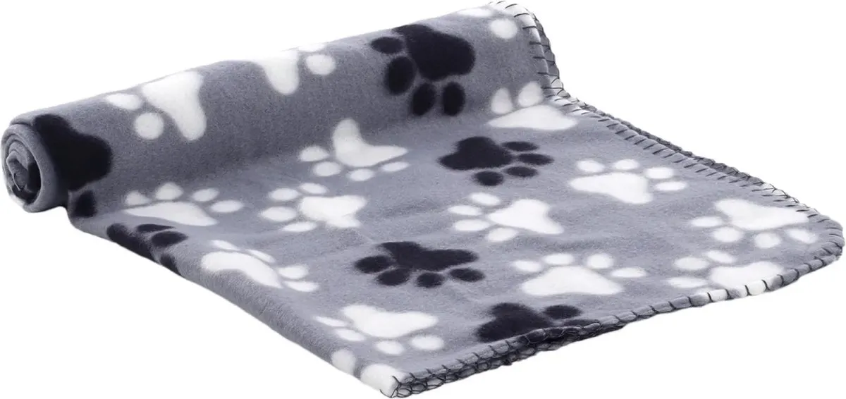 Flamingo Esma Fleece Deken - 100x150cm - Grijs