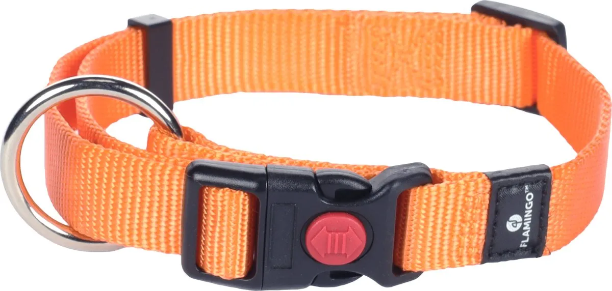 Flamingo Hondenhalsband Asp 30-45cm Oranje