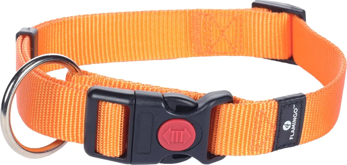Flamingo Hondenhalsband Asp 30-45cm Oranje