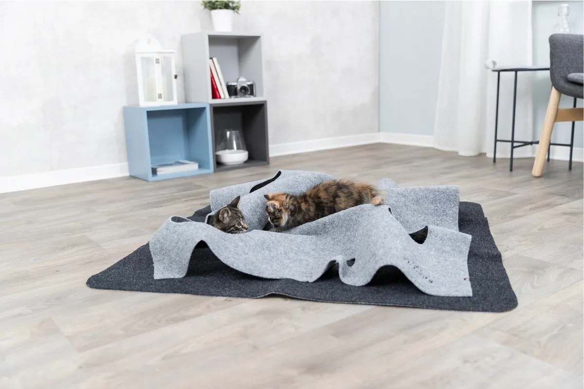 Trixie Adventure Carpet Speelmat - 99x99cm - Grijs