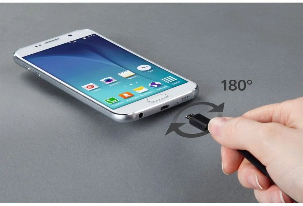 Hama 173675 Laadkabel Micro USB Reversible 1.4m - Kleurenmix