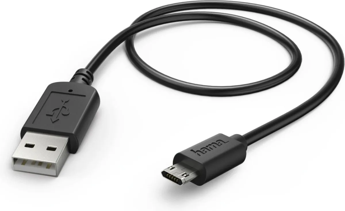 Hama 173675 Laadkabel Micro USB Reversible 1.4m
