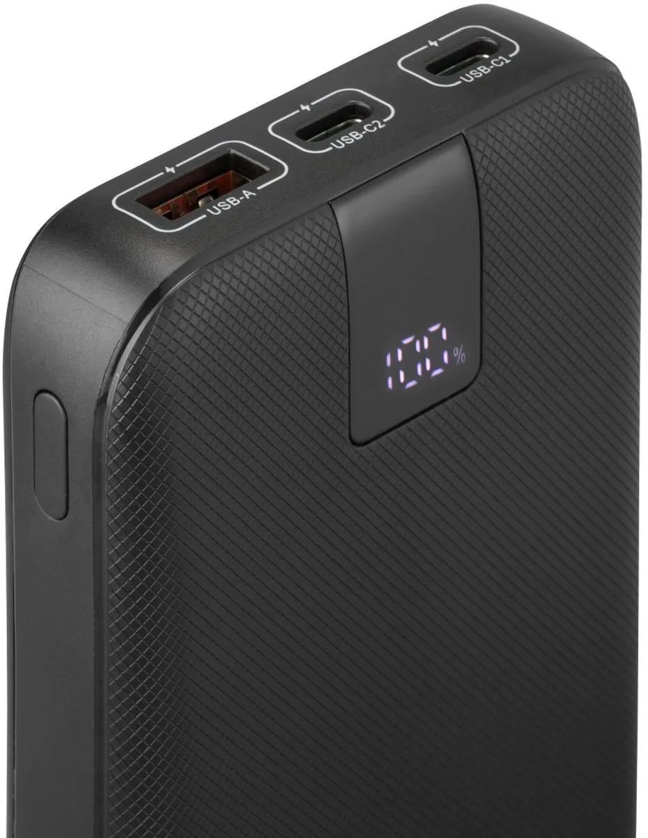 Hama Powerbank PD 00201718 - 10000mAh - 20W - Antraciet