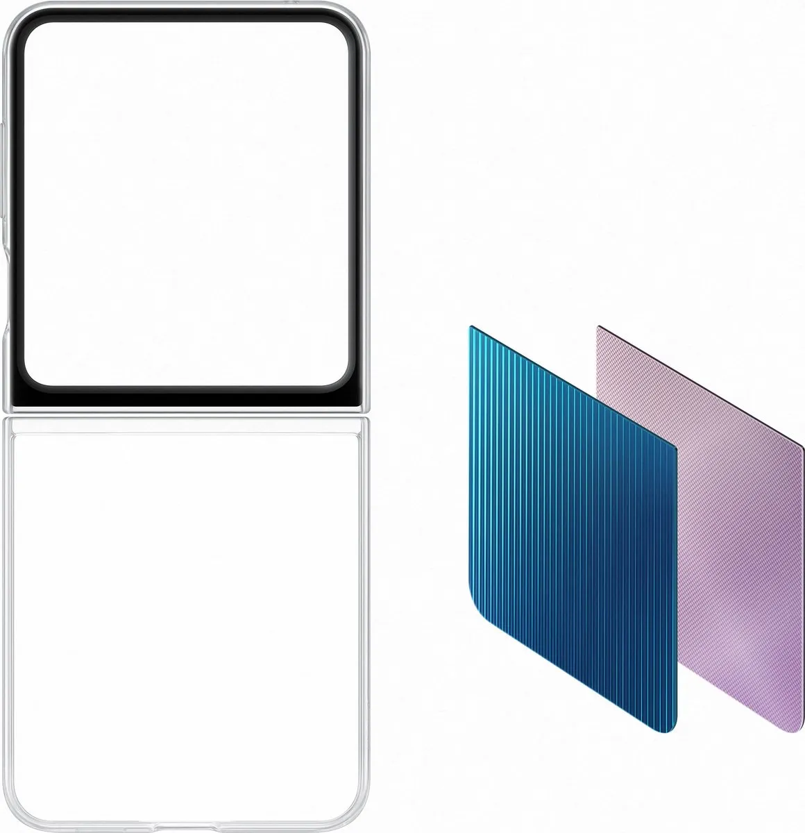 Samsung Galaxy Z Flip5 FlipSuit Hoes - Transparent EF-ZF731CTEGWW