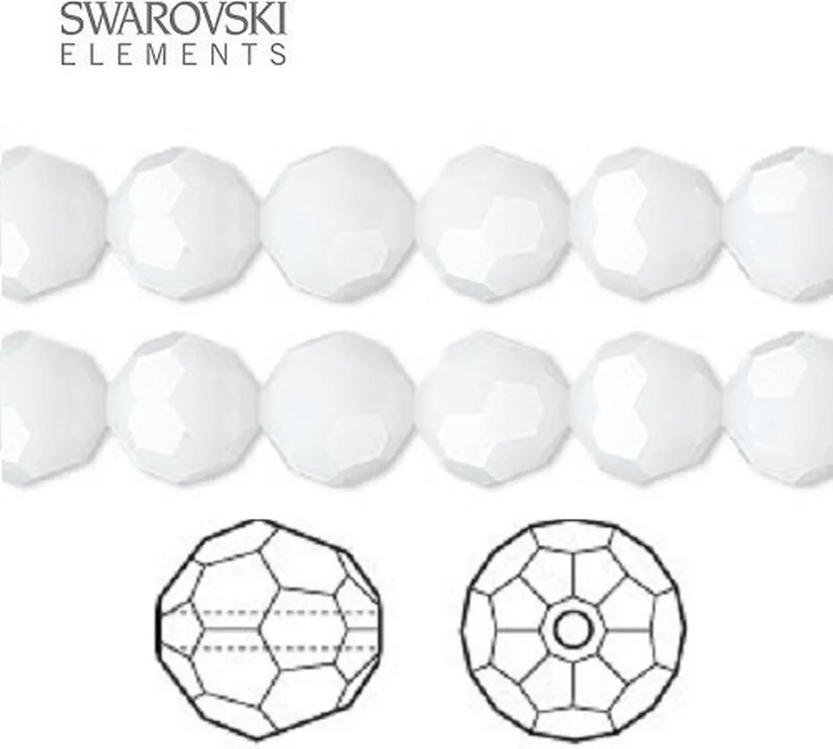 Swarovski Elements Ronde Kralen 8mm