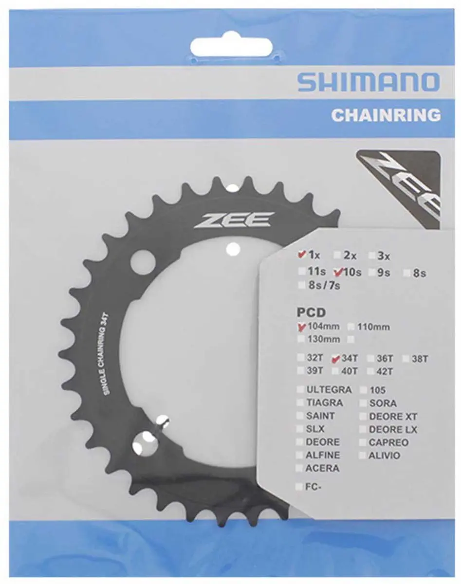 Shimano Zee FC-M640 Kettingblad 36T - Zwart - afbeelding 3 van 4