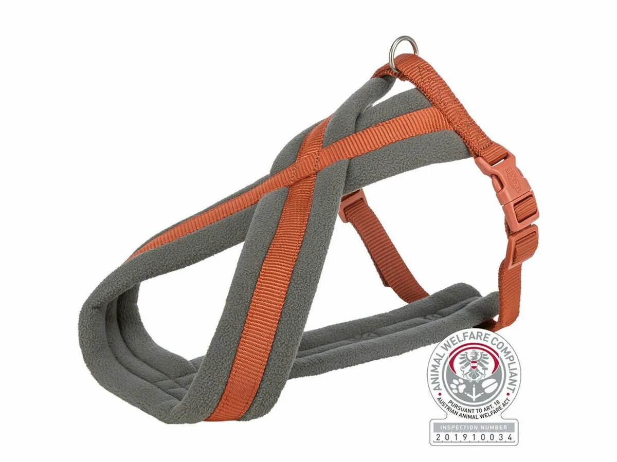 Trixie Confort Premium Hondentuigje - M/L - Oranje - afbeelding 2 van 2