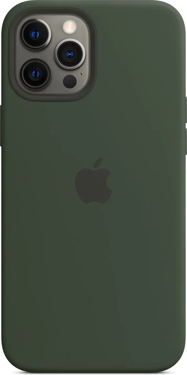 Apple Siliconenhoesje iPhone 12 Pro Max MHLC3ZM/A - MagSafe - Cyprus Groen