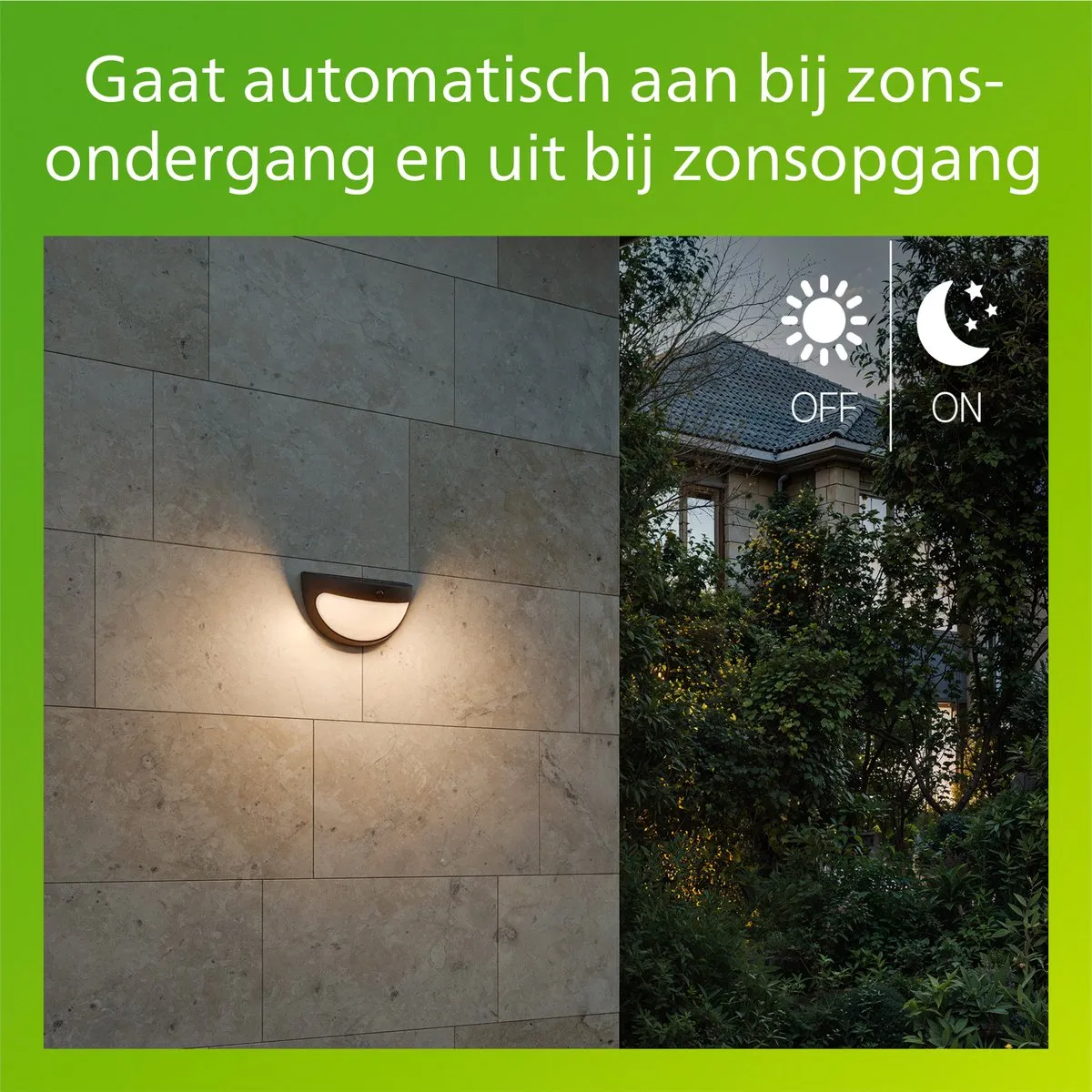 Philips Swyn Solar Wandlamp 3.8W - Zwart - afbeelding 6 van 6