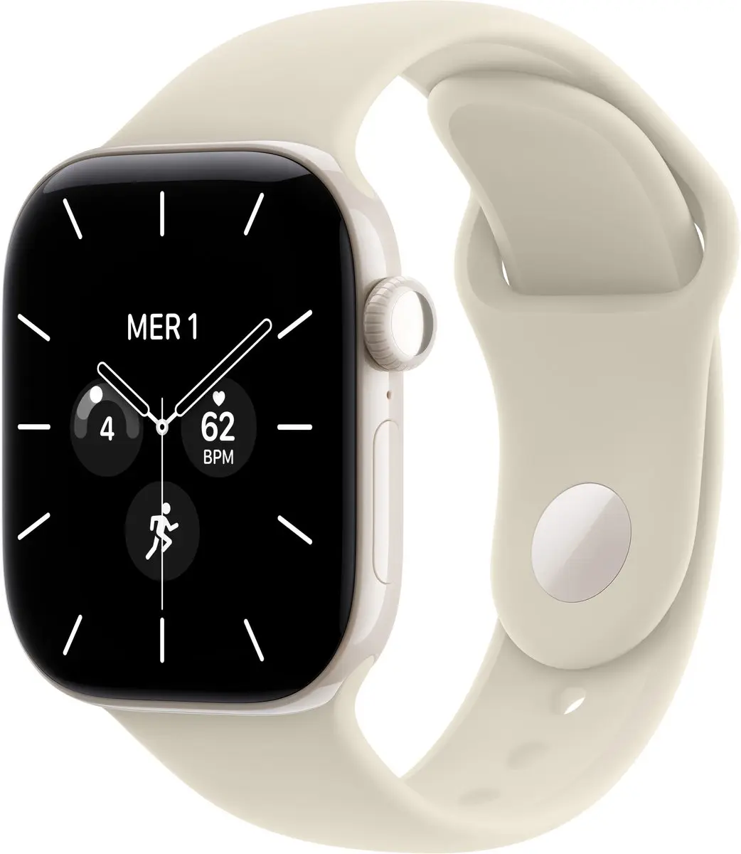 Apple Watch Series 12 42mm Cellular - Keramiek Parelwit - S/M - afbeelding 3 van 3