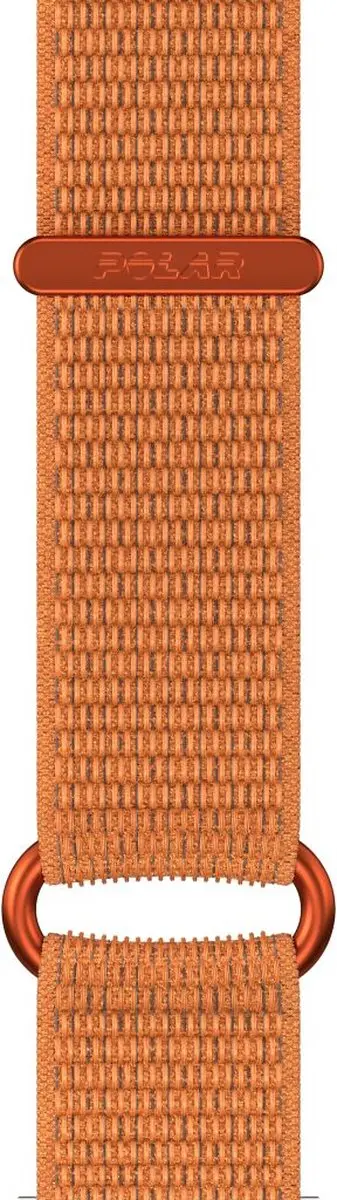 Polar Horlogebandje 22mm Oranje M/L