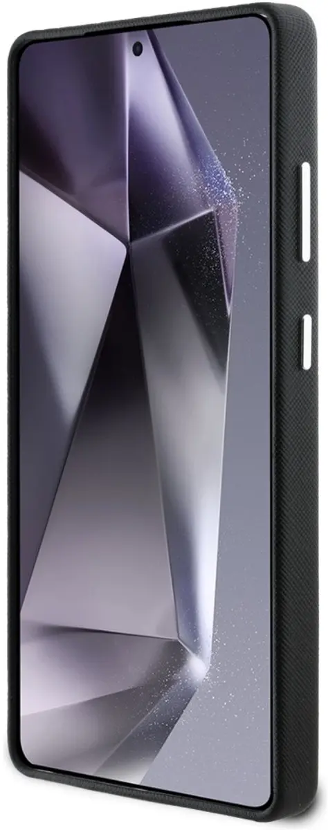 Karl Lagerfeld Saffiano MagSafe Hoesje - Samsung Galaxy S25 Ultra - Zwart - afbeelding 2 van 6