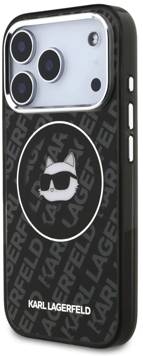 Karl Lagerfeld IML Choupette's Head MagSafe Hoesje - iPhone 17 Pro - Zwart - afbeelding 2 van 6