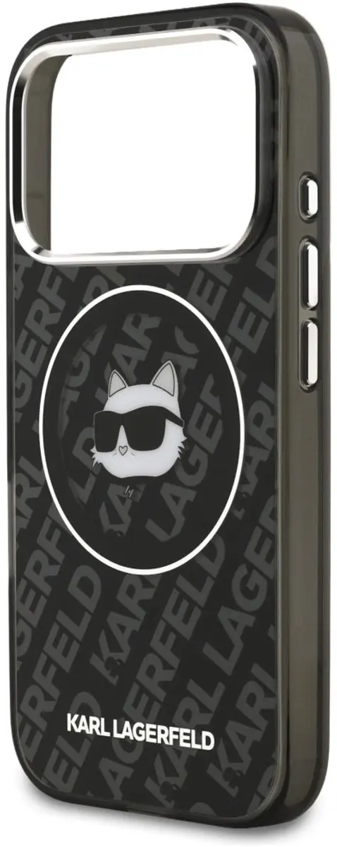Karl Lagerfeld IML Choupette's Head MagSafe Hoesje - iPhone 17 Pro - Zwart - afbeelding 5 van 6