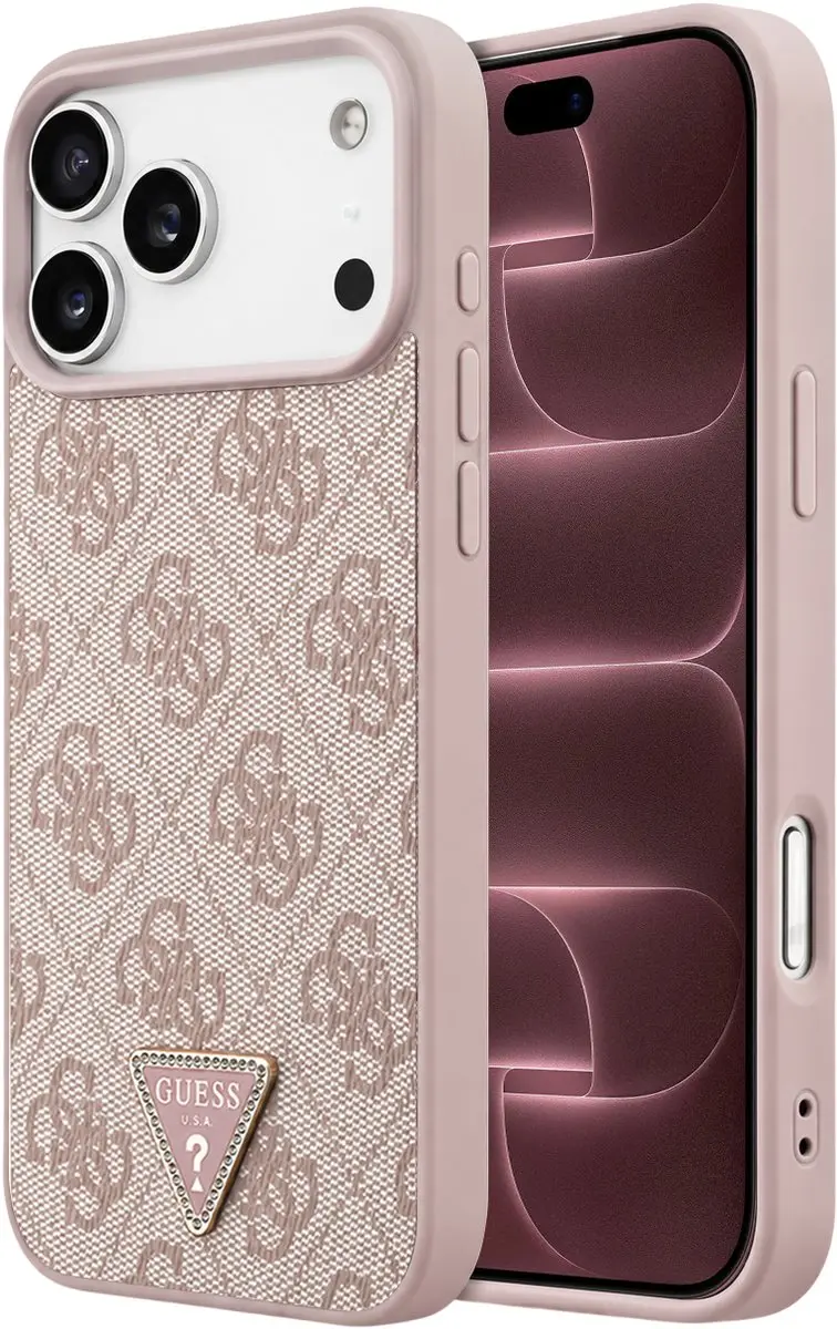 Guess MagSafe Hoesje 4G Triangle Strass