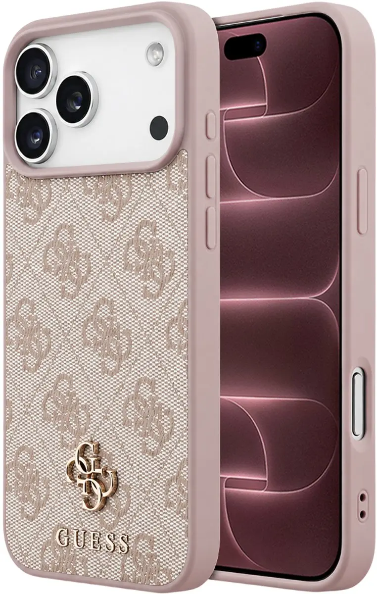Guess Hardcase 4G Small & Classic MagSafe Roze