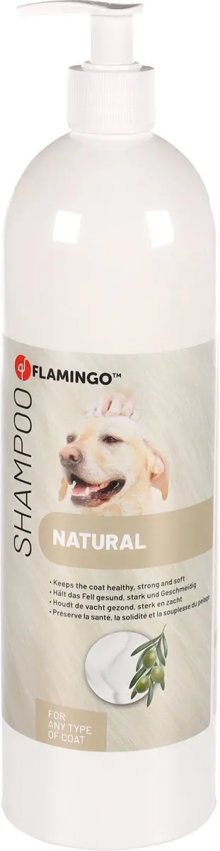 Flamingo Hondenshampoo Olijfolie 1L - afbeelding 2 van 3
