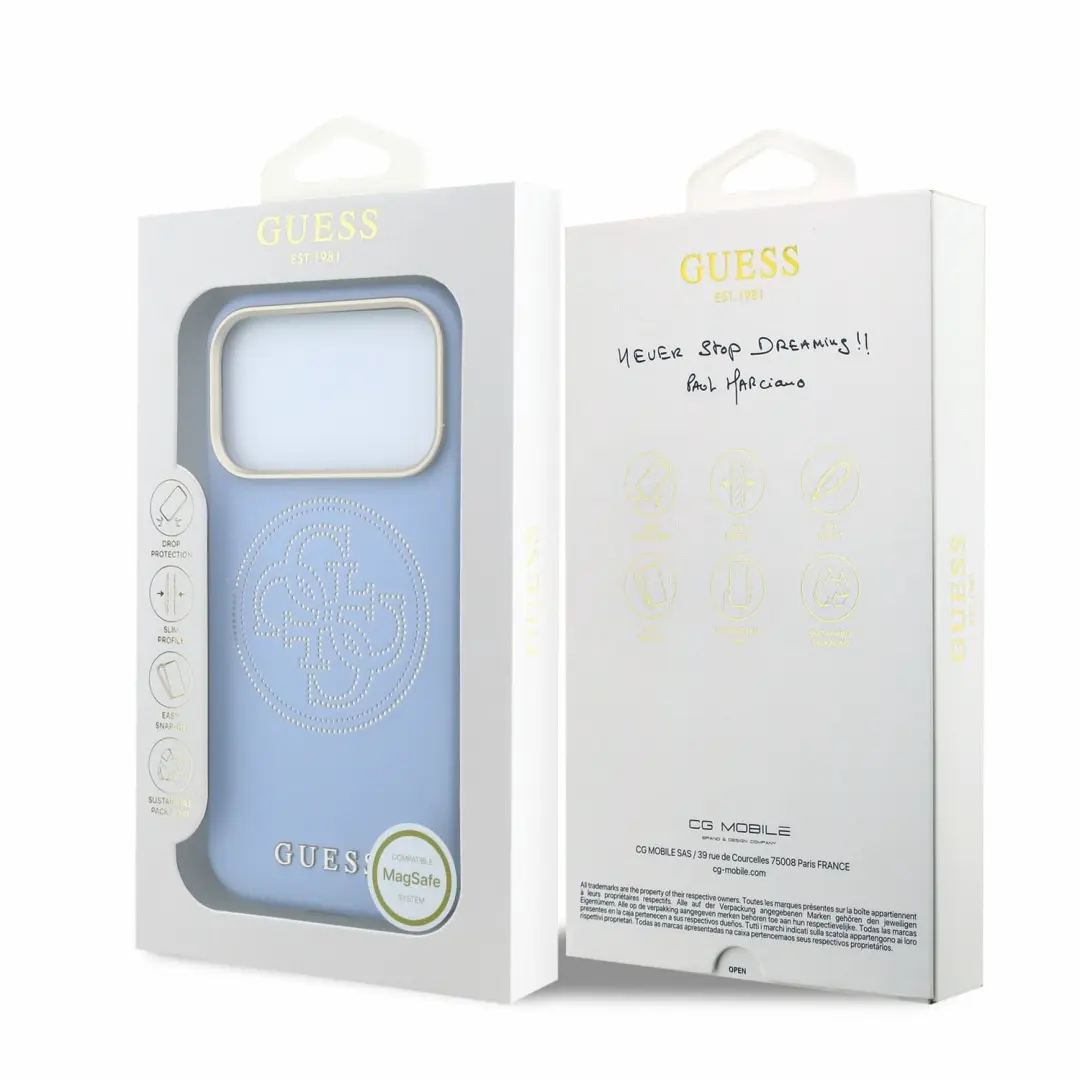 Guess MagSafe Hoesje iPhone 18 Pro Max - Blauw - afbeelding 6 van 6