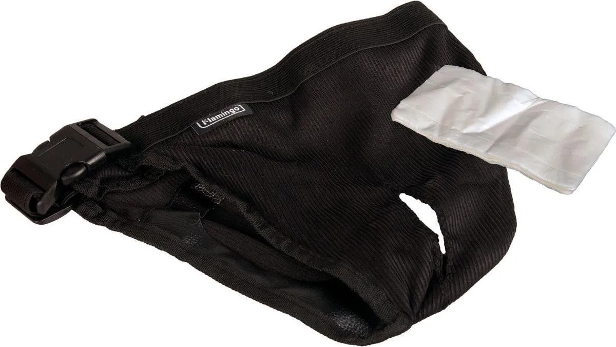 Flamingo Hondenslip Jolly XL - 59x2x17.5cm - Zwart