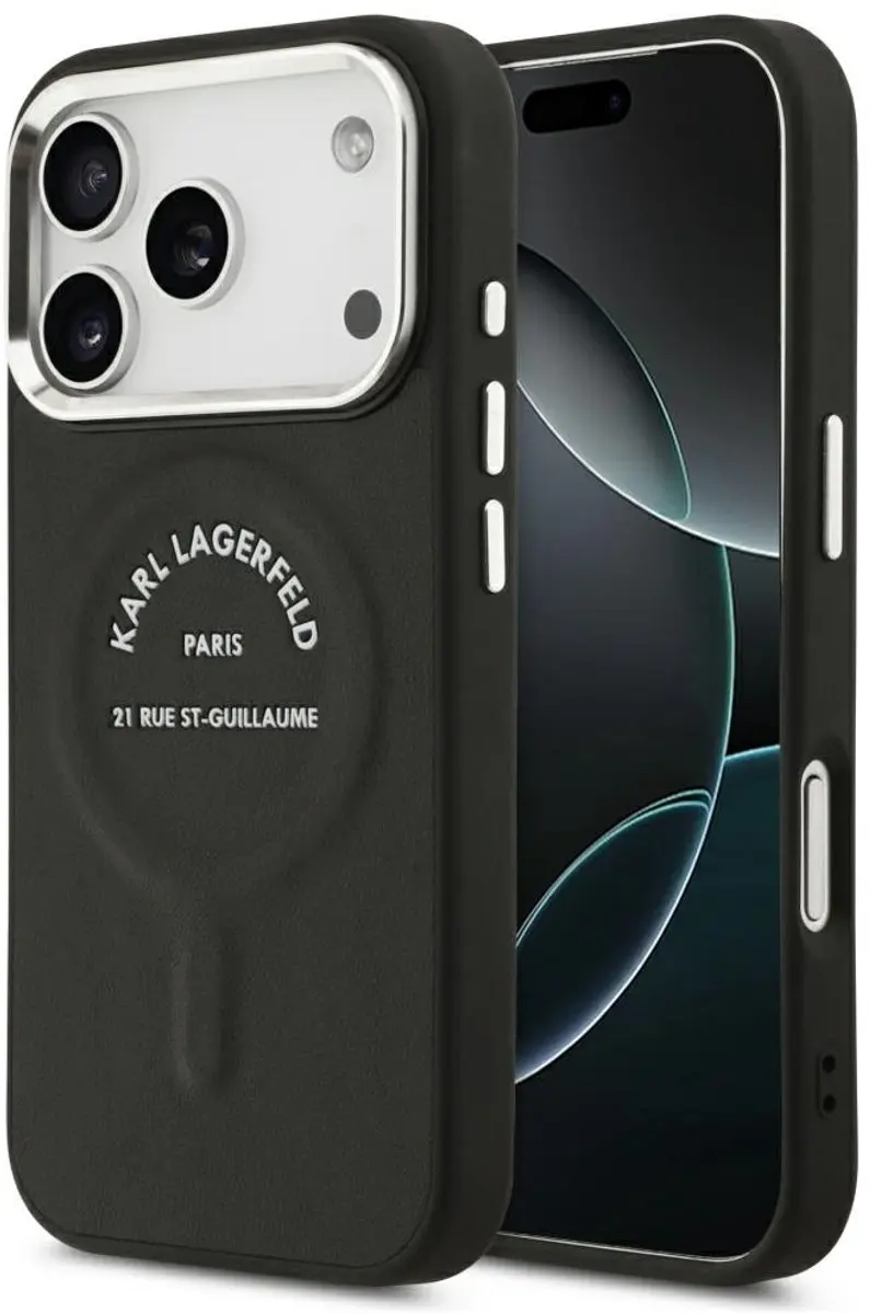 Karl Lagerfeld MagSafe Hoesje EMB Ring Karl RSG Logo
