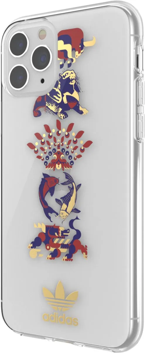 Adidas Clear Case CNY TPU Hoesje iPhone 11 Pro - Transparant