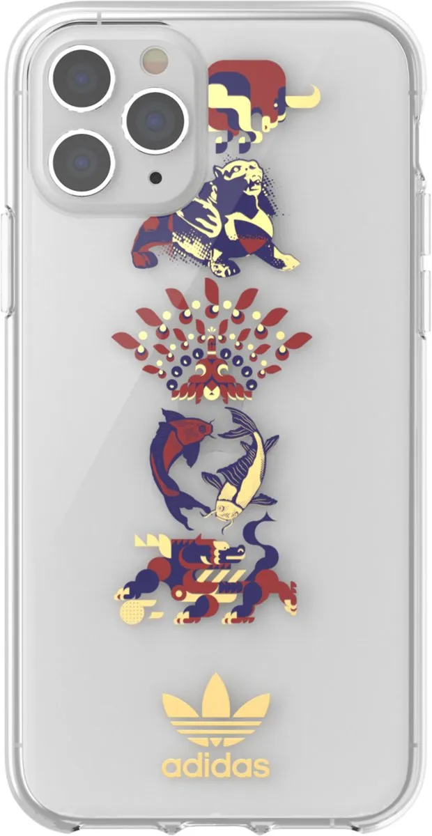 Adidas Clear Case CNY TPU Hoesje iPhone 11 Pro - Transparant