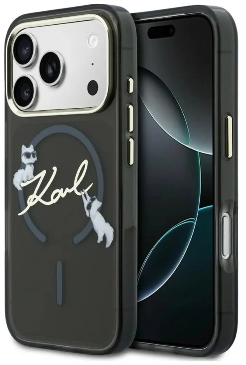 Karl Lagerfeld IML Choupette Karl Script MagSafe Hoesje