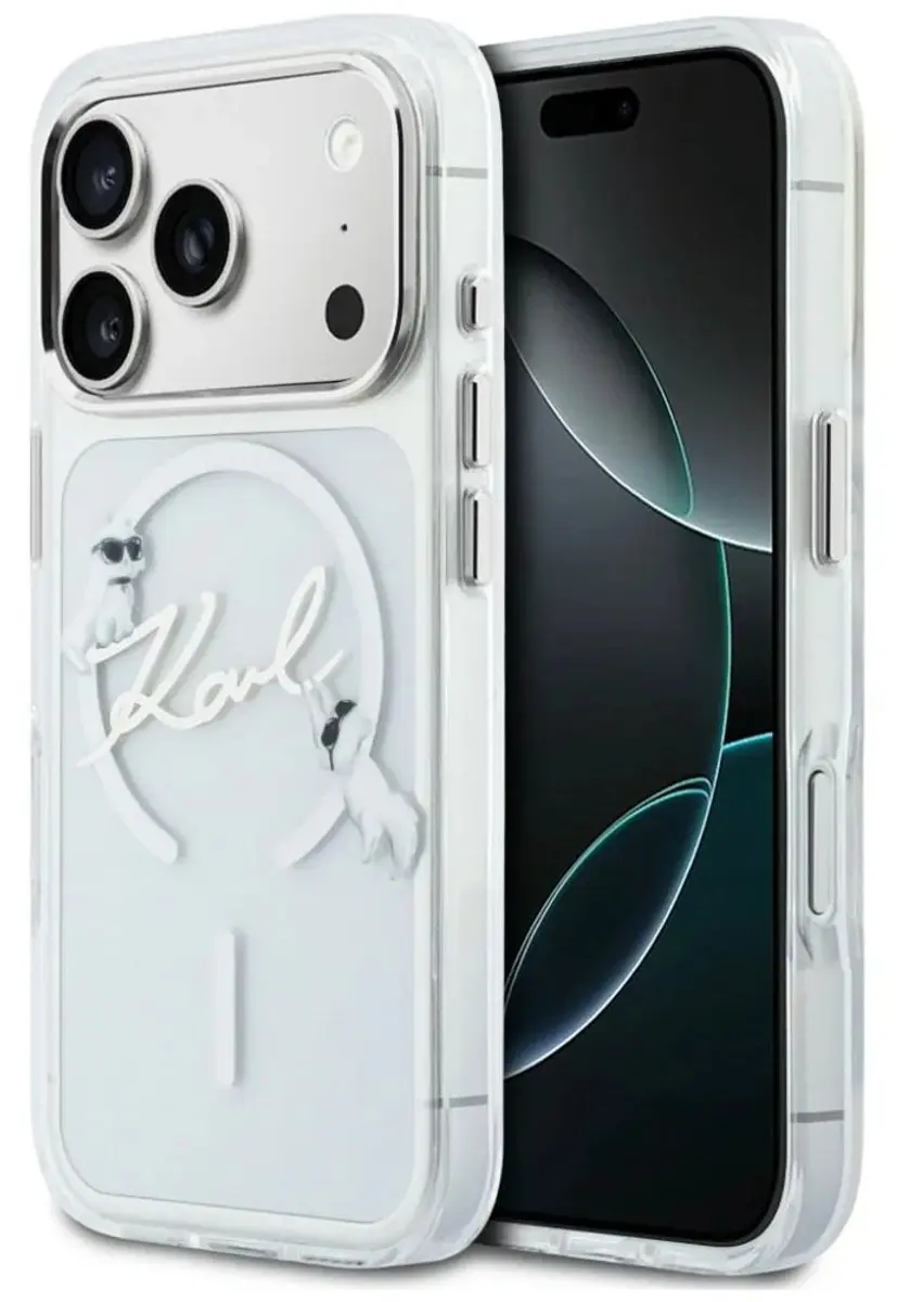 Karl Lagerfeld IML Choupette Karl Script MagSafe Hoes