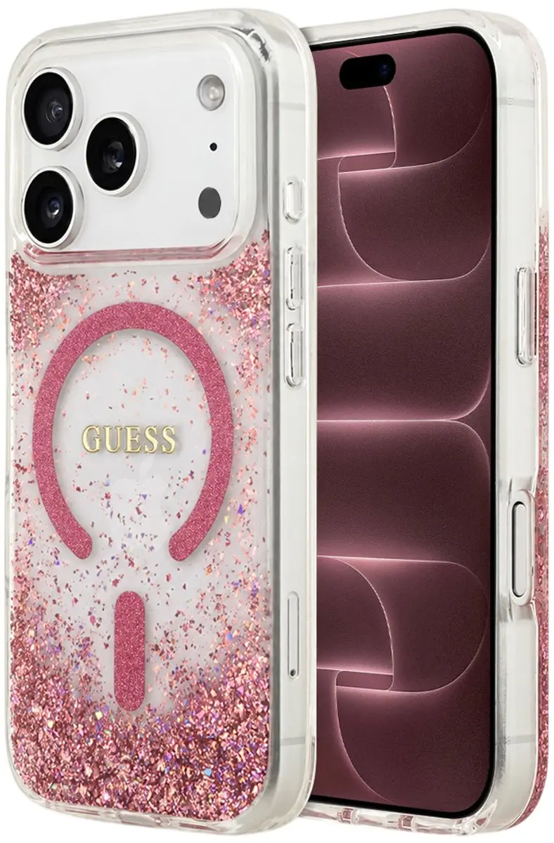 Guess Resin Bottom Glitter MagSafe