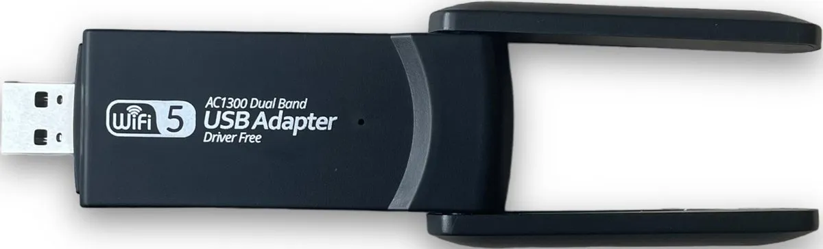Shark AUWAAC1300 USB Wifi Adapter AC1300 - Zwart