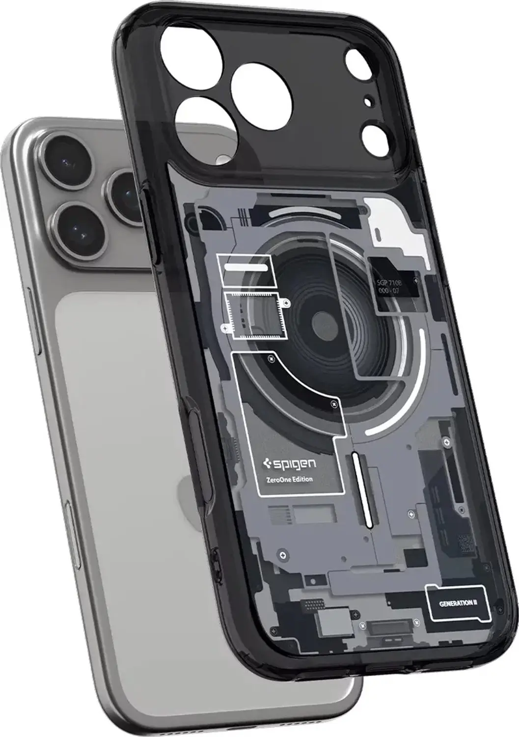 Spigen Ultra Hybrid MagFit iPhone 18 Pro / 17 Pro Hoesje Geschikt voor MagSafe Z