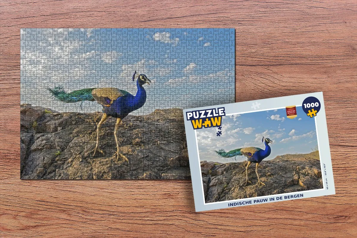 PuzzleWow Berg Legpuzzel 1000 Stuks - Multicolor