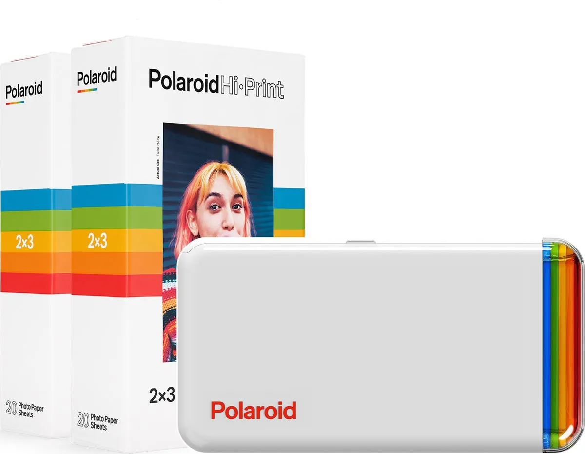 Polaroid Originals Hi-Print 2x3 Transparant Fotopapier - Wit