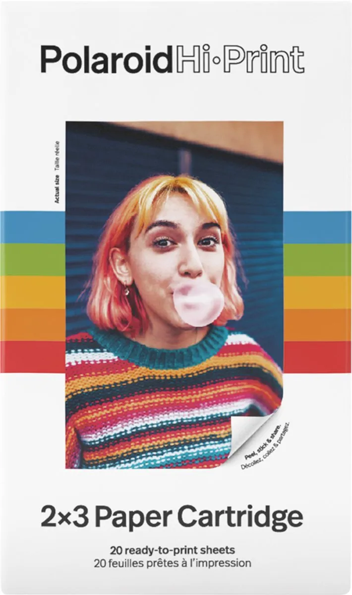 Polaroid Originals Hi-Print 2x3 Transparant Fotopapier - Wit