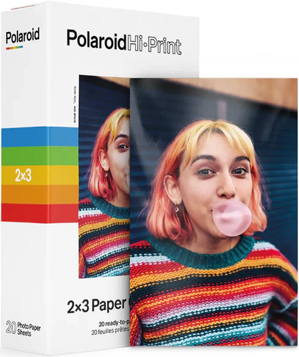 Polaroid Originals Hi-Print 2x3 Transparant Fotopapier - Wit