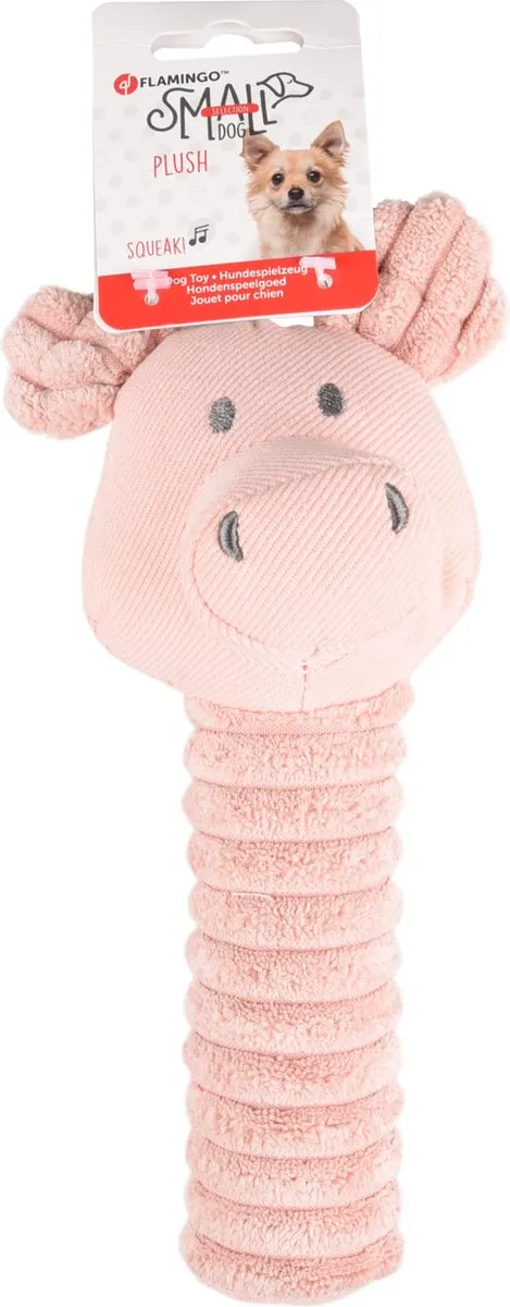 Flamingo Cub Idil Speelgoed Hond - Roze 21cm