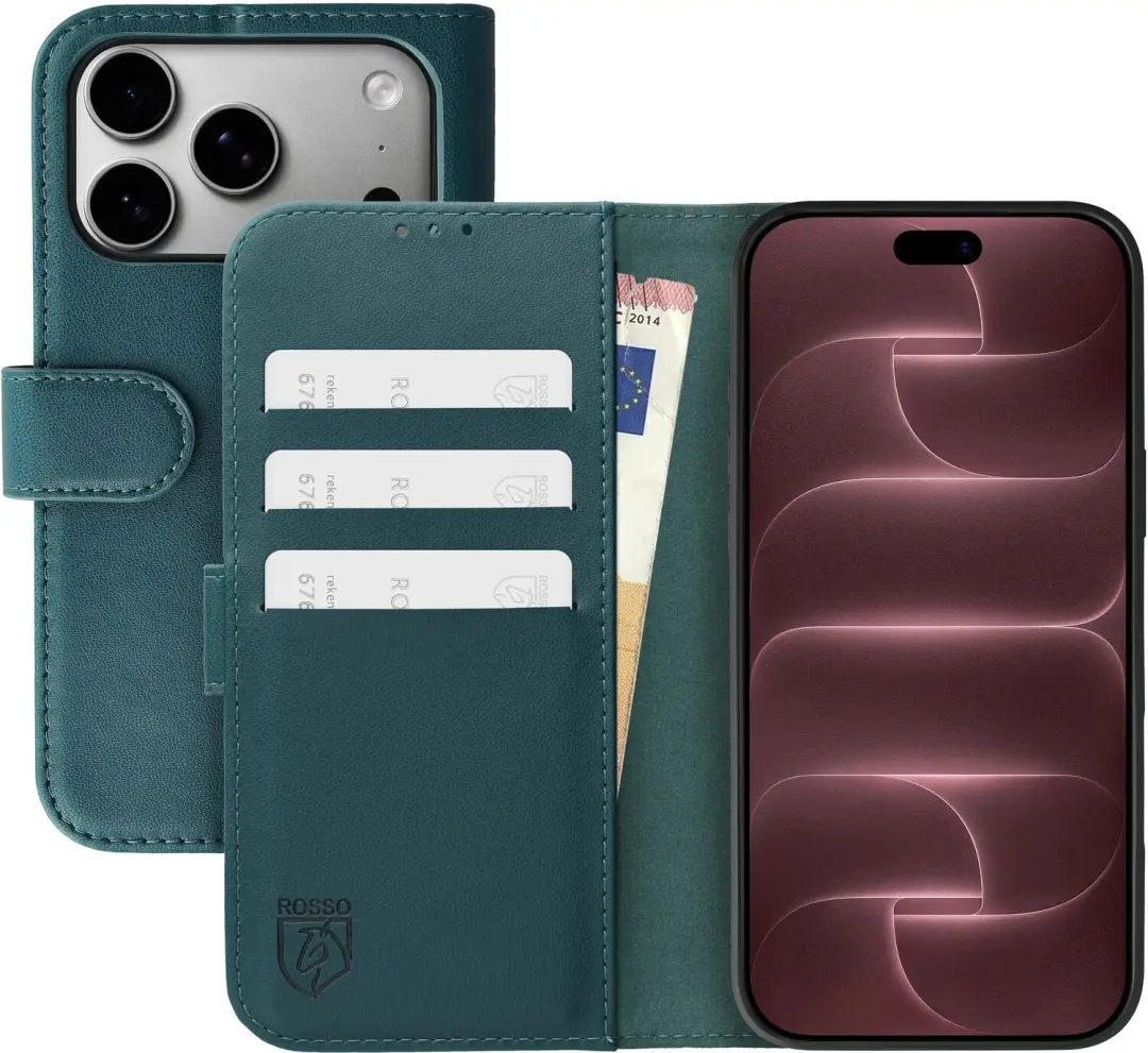 Rosso Element Modern Hoesje iPhone 18 Pro/17 Pro Groen