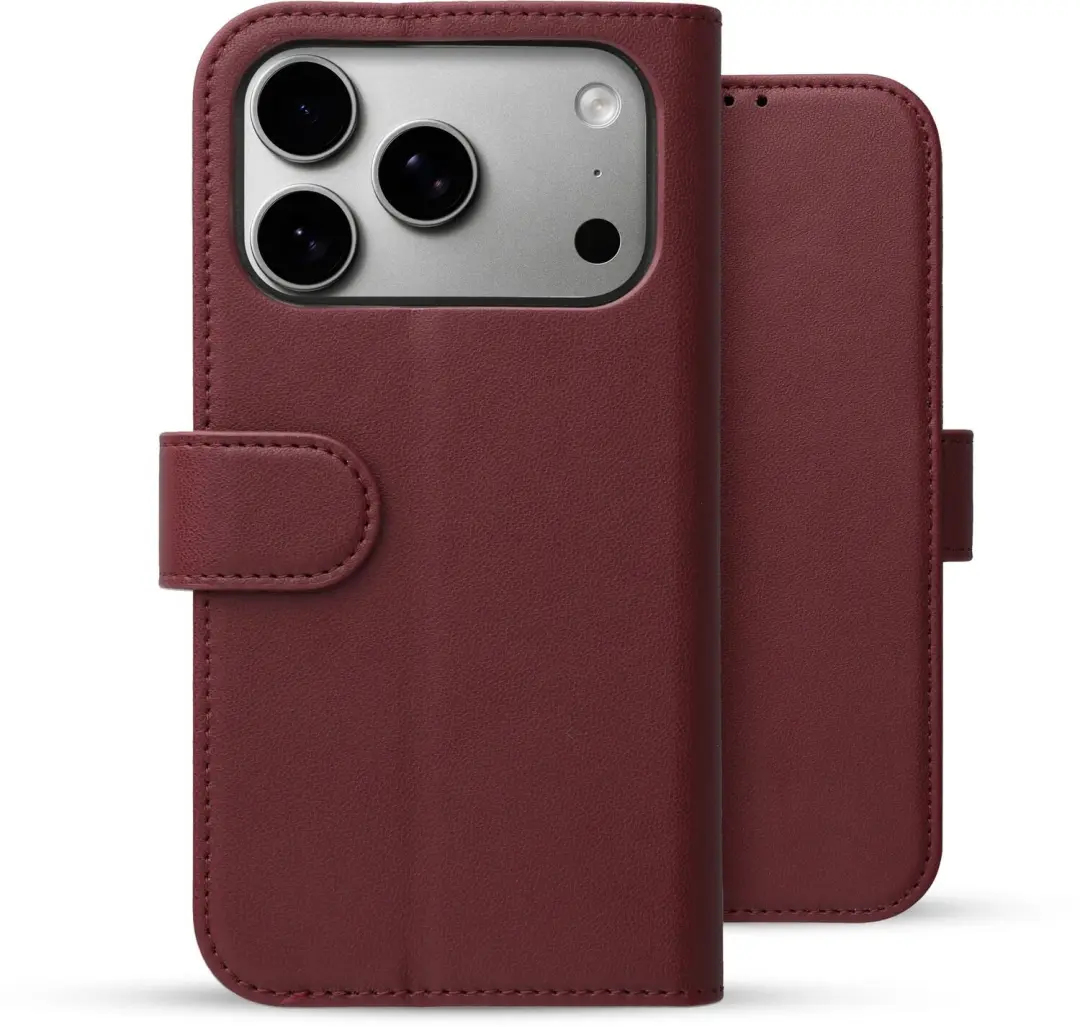 Rosso Element Modern Hoesje iPhone 18 Pro/17 Pro - Burgundy - afbeelding 2 van 6